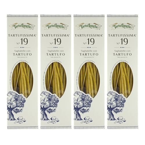 TartufLanghe Tartufissima N°19 Tagliatelle Pasta With Black Truffle – Authentic
