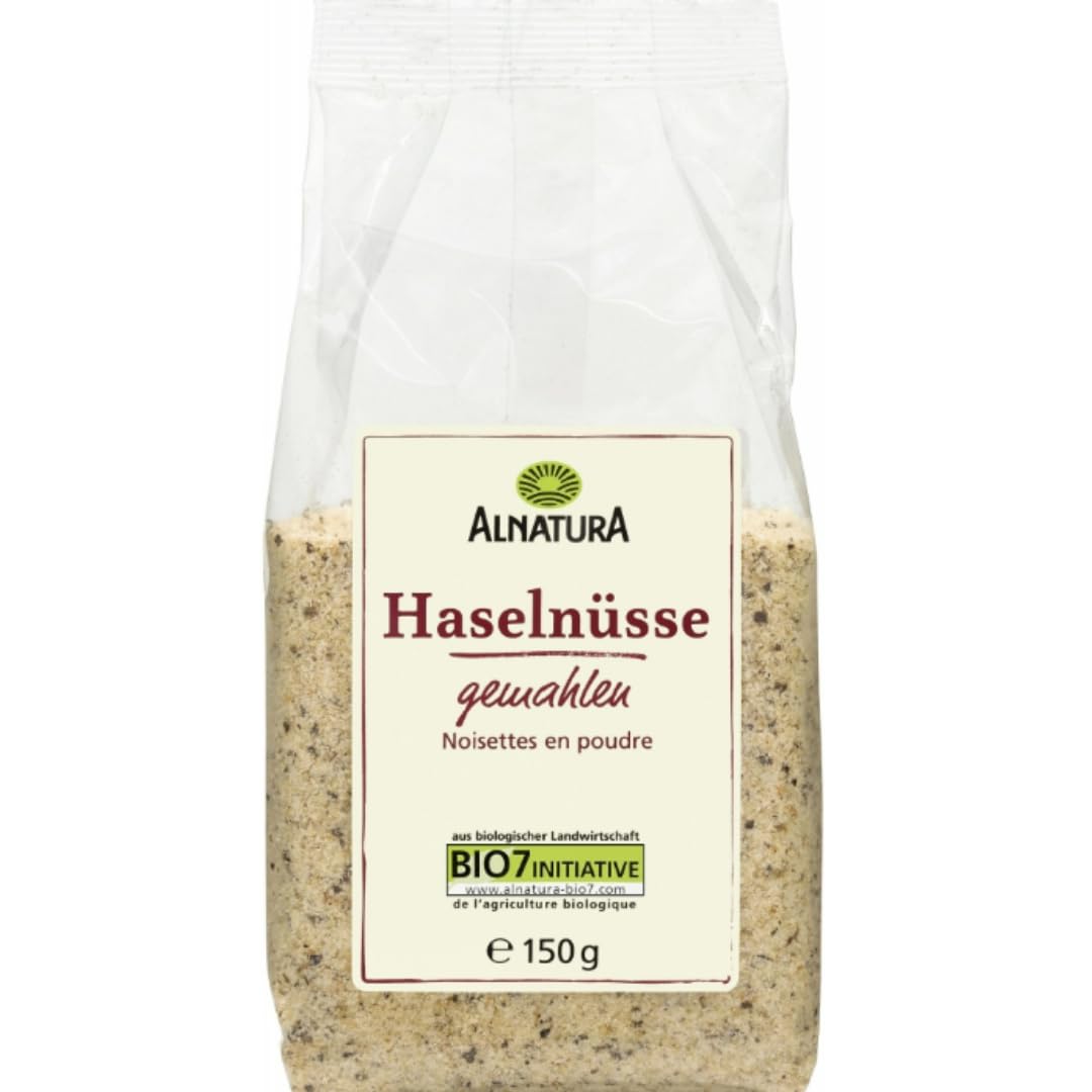 Alnatura Haselnüsse gemahlen 150 gramm x 5 STÜCK