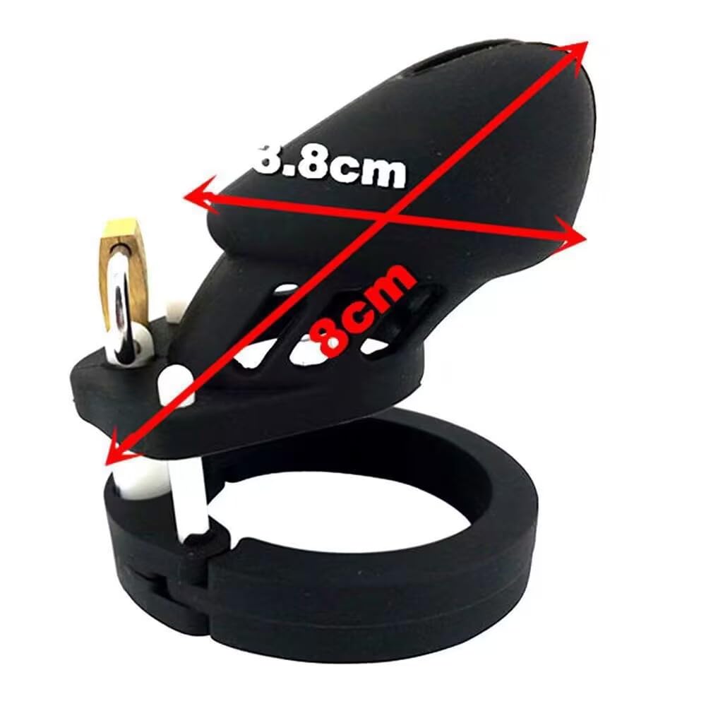 Generico Gabbia di Protezione per Allenamento Rosa, Accessori Fitness per Uomo, Morbida e Confortevole con Cinque Anelli - A5