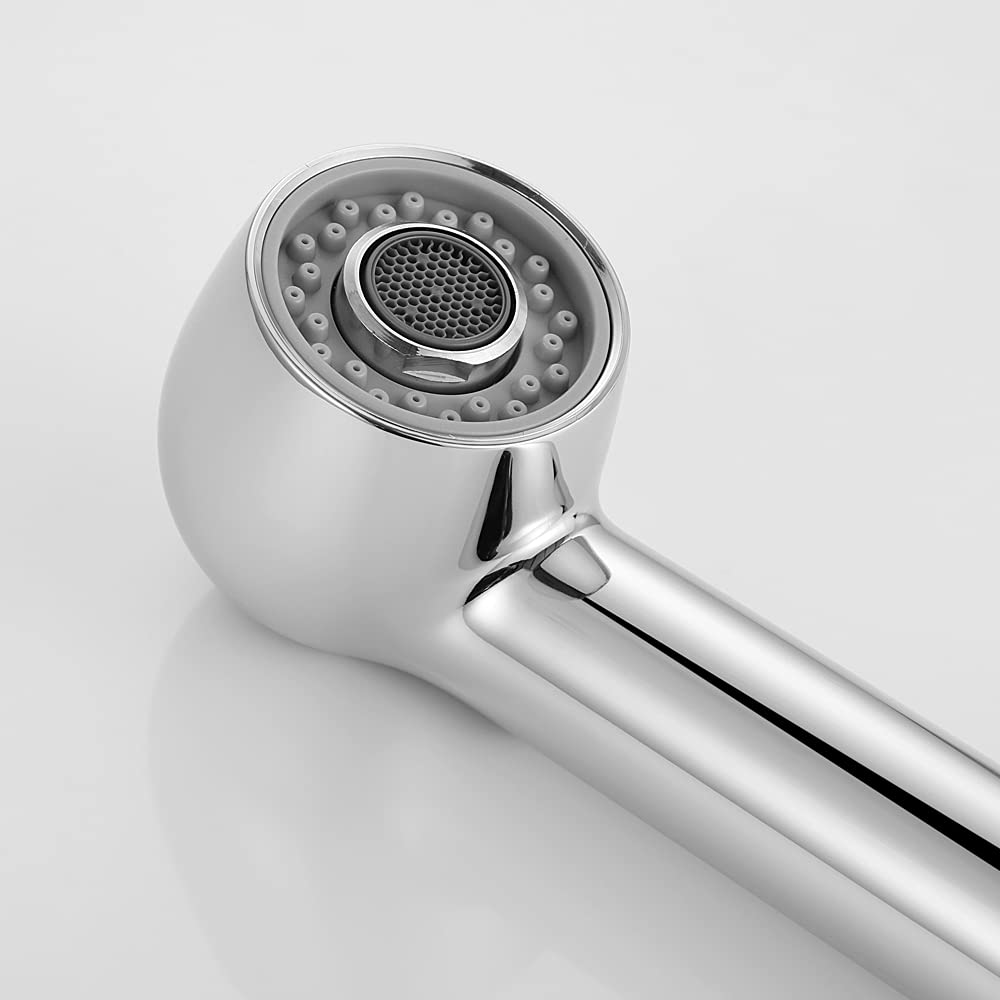 ONECE Alcachofa de Ducha para Grifo Cocina Extraible, 2 Modos Ducha de Alcachofa Cocina, Repuesto Universal de Grifería Monomando, Repuestos de Grifo Cromado