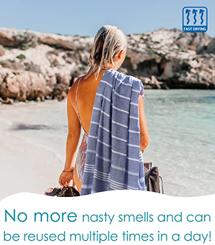 Dolxico Turkish Beach Towel Oversized 39X71 Turkish Cotton Sand Free Quick Dry Towel Xl Turkish Towel Beach Blanket Light Bath Pool Travel Towel Beach Towels For Adults Beach Accessories Beach Gifts #TOP4