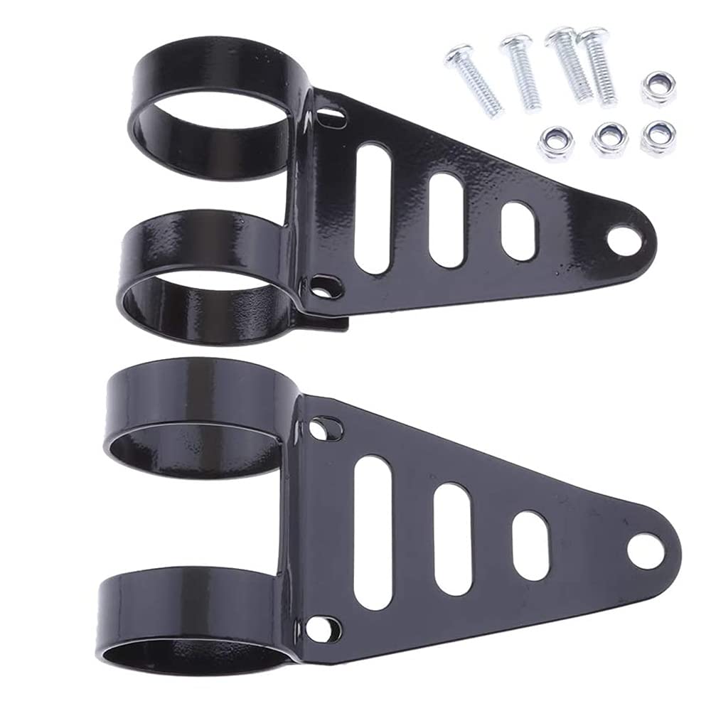 2pcs moto faro staffa di montaggio per Cafe Racers forcella 41-43mm