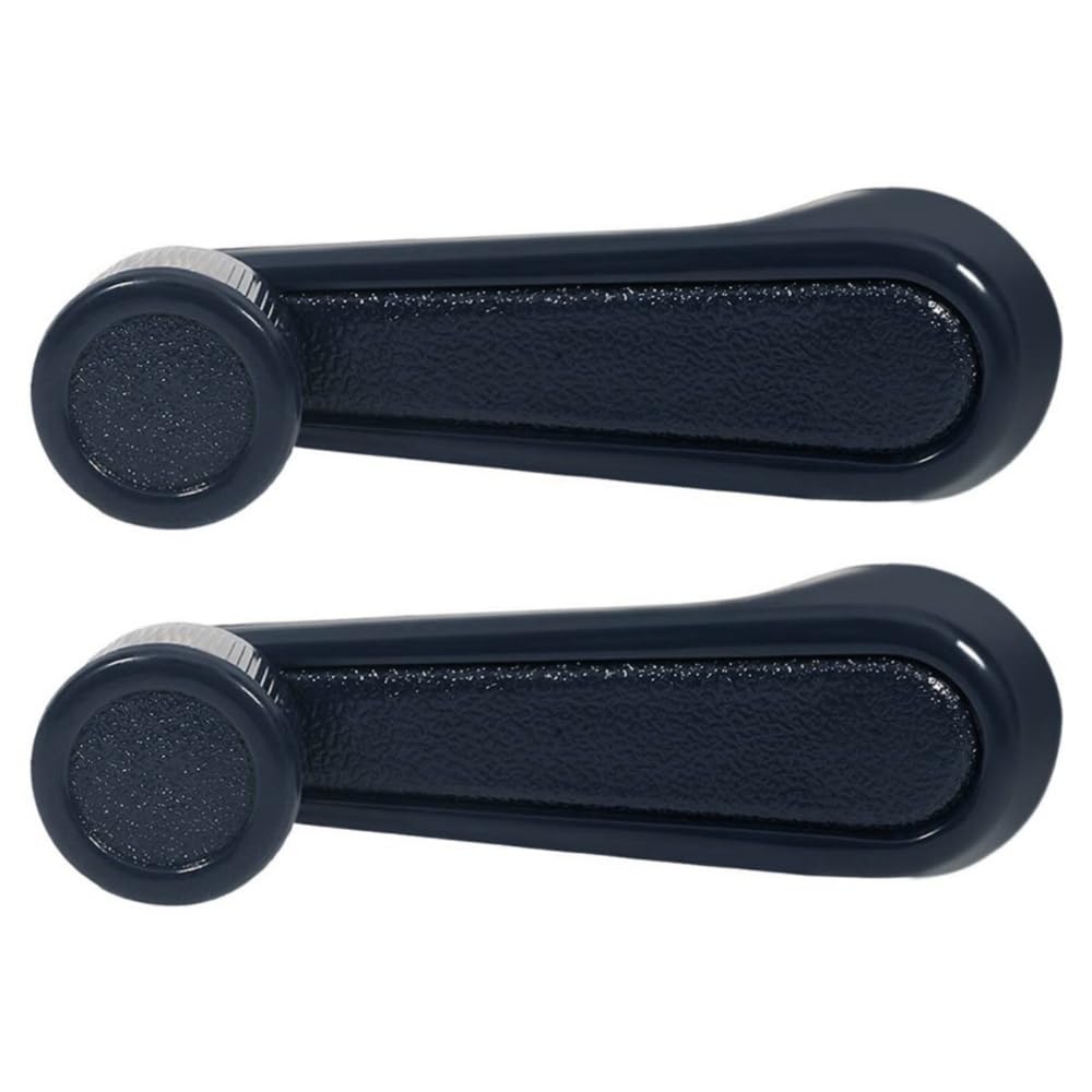 onhoidea (2 Fits Blue Inside Inner Left Right Window Crank Handle (Plastic)