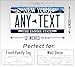 Custom New York Auto Tag Any Text Personalized NY License Plate Aluminum Metal Empire State Blue
