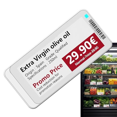 Étiquette de prix numérique sans fil étanche pour affichage de magasin