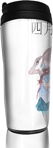 Miniatura 2 de Taza de café de anime con tapa de viaje con tapa de 12 onzas