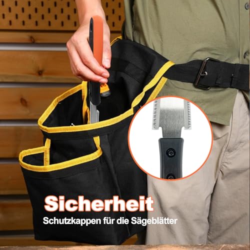 Japanese Hand Saw for Woodworking, Small Non-Slip Handle, Double Tooth Handsaw SK5 Blade, Fine Cutting Tool for Wood, Ideal for DIY and Woodworkers SURFOU 7 Japanese Hand Saw for Woodworking, Small Non-Slip Handle, Double Tooth Handsaw SK5 Blade, Fine Cutting Tool for Wood, Ideal for DIY and Woodworkers SURFOU - Image 7