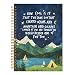 LADOCK Mountain Lake Sky Christian Spiral Notebook, How Cool Is It That the Same God Bible Verse Journal, Inspirational Religious Notebook Journal, 5.5x8.3
