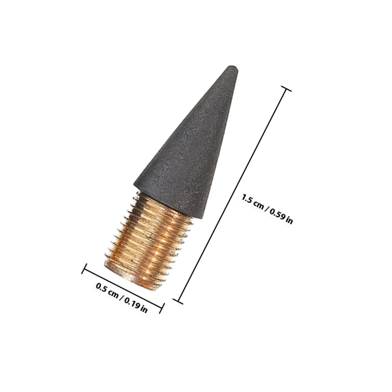 Healvian Lot de 6 Pointes de Crayon sans Encre Recharges Éternelles sans Affûtage pour Crayons Mécaniques Pratiques Bureau et École Plusieurs styles