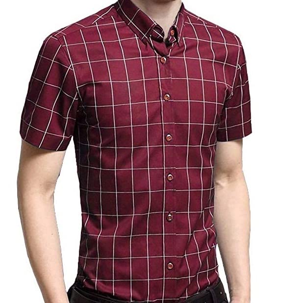 Image of IndoPrimo Men's Regular Fit Cotton Casual Shirt