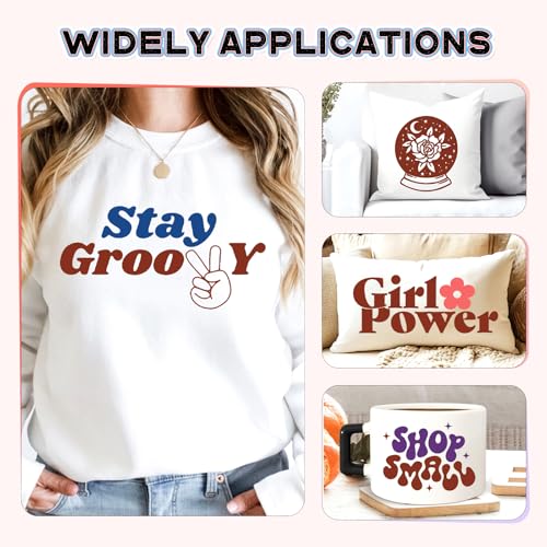 HTVSTD 8 folhas de transferência de tinta de sublimação vermelha, 30 x 25 cm, folhas de transferênci