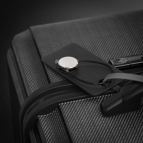 Silipac Quick Release Keychains Cable Ring Detachable Locking Carabiner - Easy Lock Keychain Wire Loop For Car Keys Luggage Hiking Fishing Id Cards (Black) #TOP1