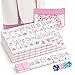 Soulchen 1.2 Inch Whimsical Tea Party American Mahjong Set, 168 Afternoon Tea Tiles with Large Tote Bag Clear Portable Pouch, Dice, Pastel Macaron Mahjong Game Night Travel Vacation Collection