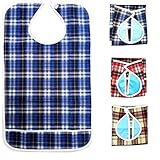 JINTAOFA Adult Bibs with Pocket Feeding Clothing Protectors Washable Waterproof 3 Pack