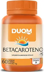 Betacaroteno 60cps de 250mg Duom