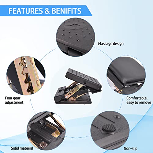 Scalebeard Foot Rest for Under Desk at Work,Ergonomic Foot,Angle