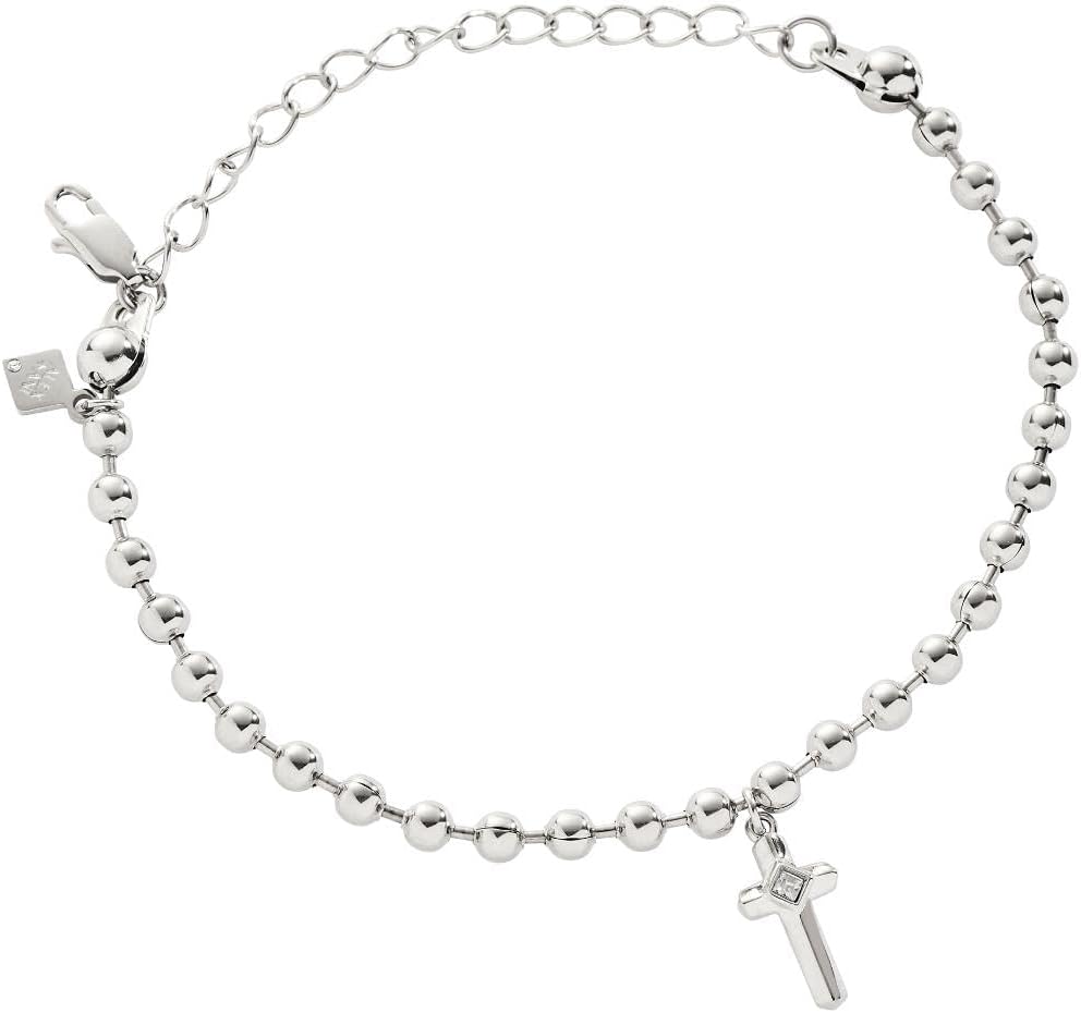 Alex and Ani Cross Ball Chain Bracelet