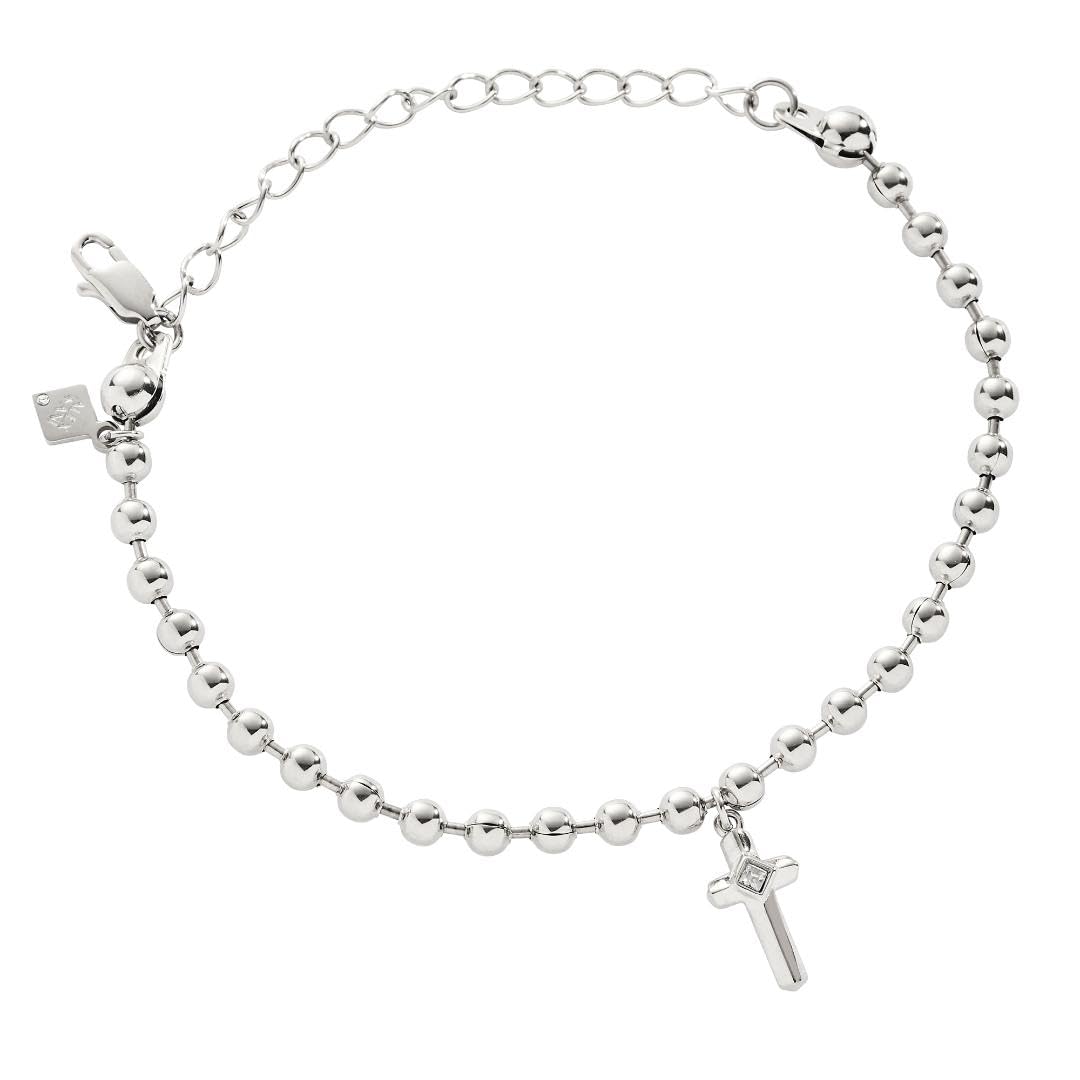Alex and Ani Cross Ball Chain Bracelet