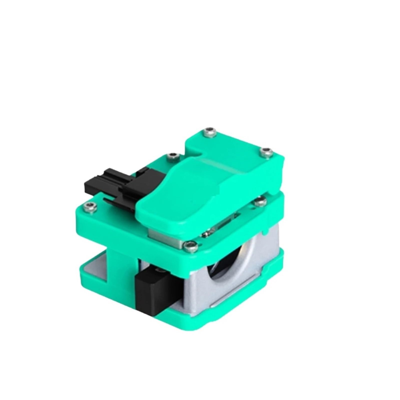 CUDTAPI Optical Fiber Cleaver, Optical Fiber Cleaver High-precision 0.25/0.9/2.5-3.0mm Universal 24 faces Optic Cable Cutter Splicer Cissor(C22 Lake green)