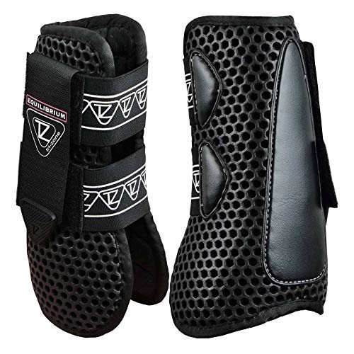Cross Country Boot Equilibrium Tri-Zone protection cheval noir Large