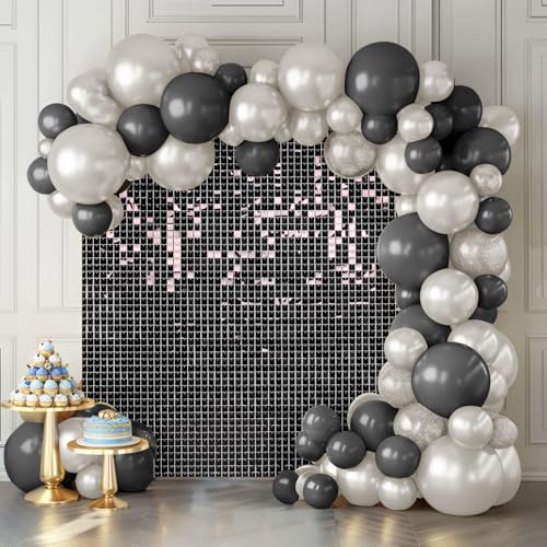 Paneles Decorativos Shimmer Wall 24 pzas Negro miniatura 1