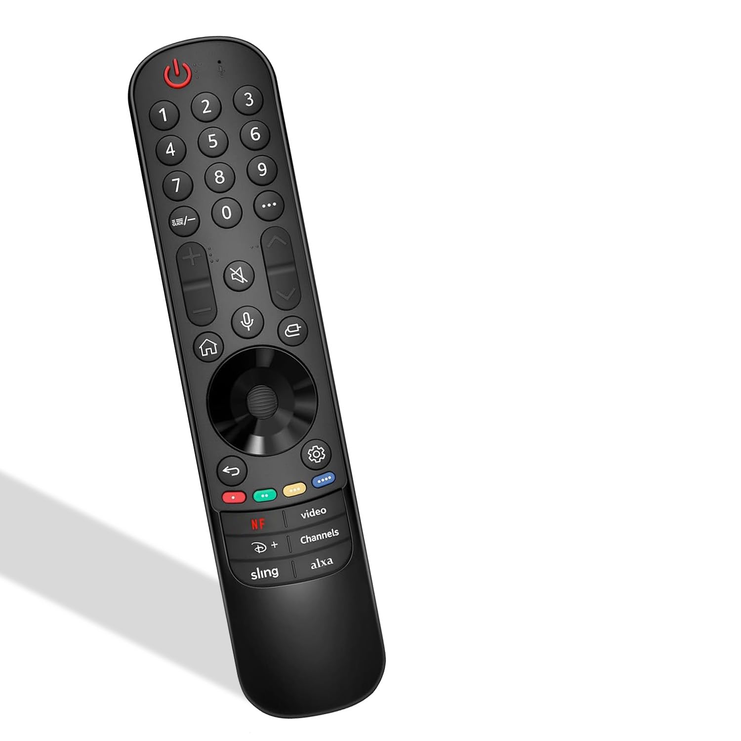 Replacement Magic Voice Remote Control for LG TV, with Pointer & Streaming Hot Keys for QNED, OLED, Cell, UHD 4K/8K webOS Smart TV, for AN-MR24GA/AKB76045002, MR18/19/20/21/22/23/24 Series