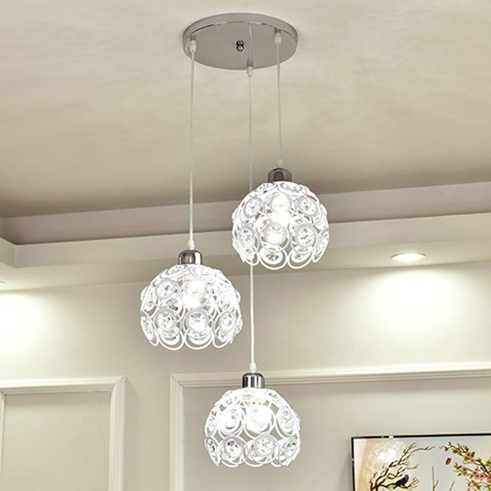 Lampe de chambre et salle à manger lustre en cristal moderne pour plafond de duplex