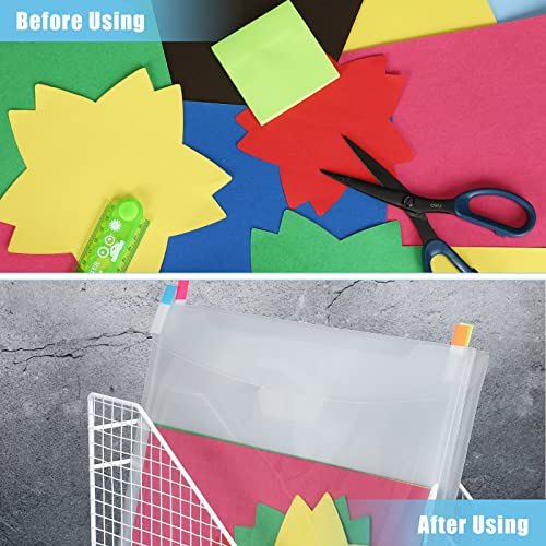 80 Pcs Scrapbook Paper Storage Organizer 12 X 12'' Waterproof Individual Top Loading Files With 100 Sticky Index Tabs Scrapbook Paper Storage For Holding Scrapbook Paper Cardstock Vinyl File Photos #TOP3