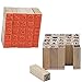 Wooden Rubber Stamps,Youkwer 25 Pcs Mini Cute DIY Diary Stamps Set with Wooden Box （25PCS，Love Diary）