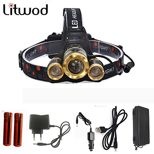 Buy Generic Option A Z50 White Light 7000 lumens T6+2R5 LED Headlamp