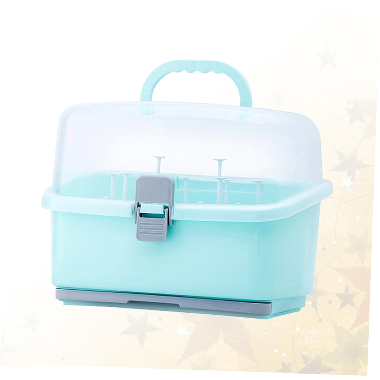 ifundom Contenitore per Biberon di Plastica Sicura Contenitore Portatile per Biberon Adatta per Tutti i Principali per Viaggio Casa e Esterni