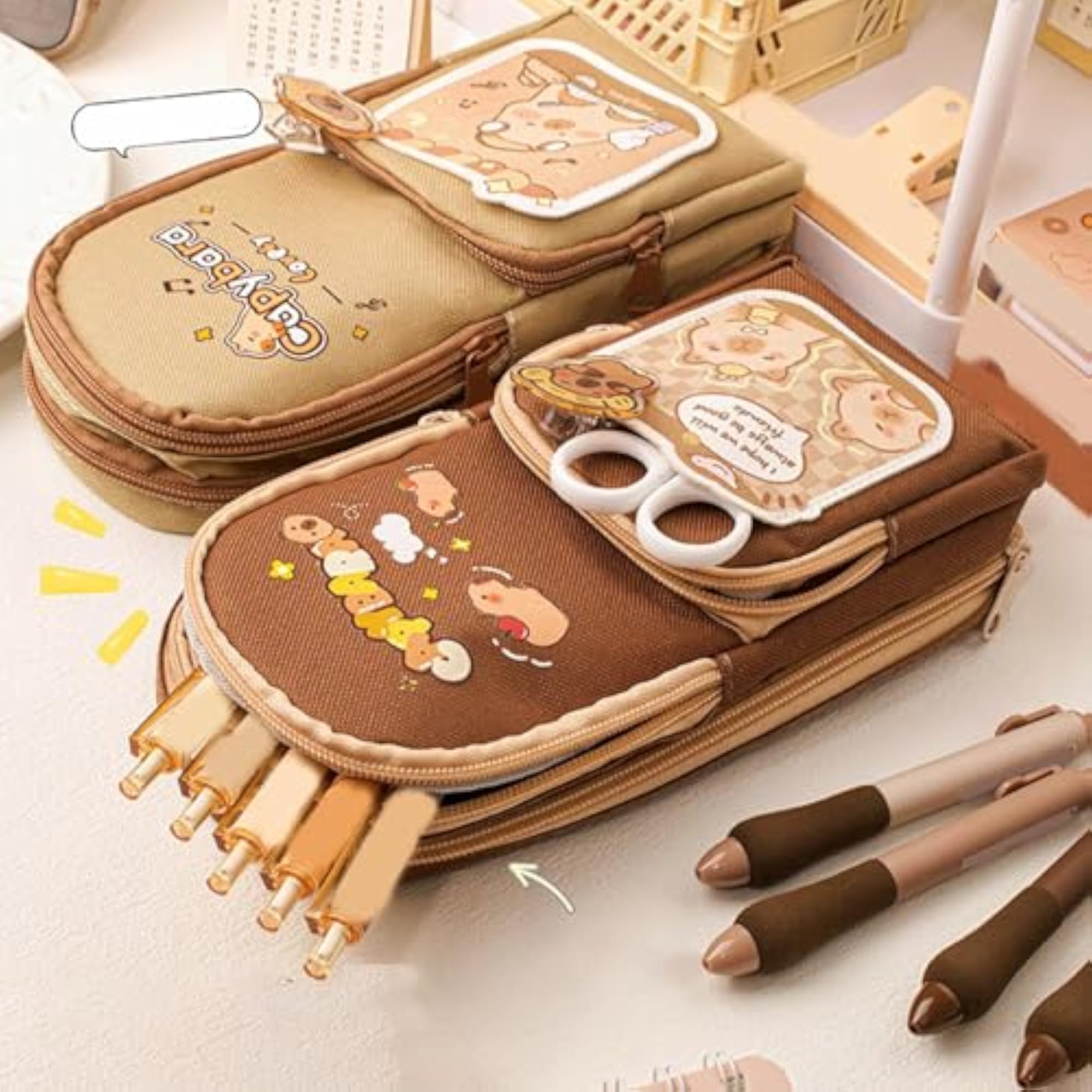 Pencil Case Makeup Bag Pen Holder Stationery