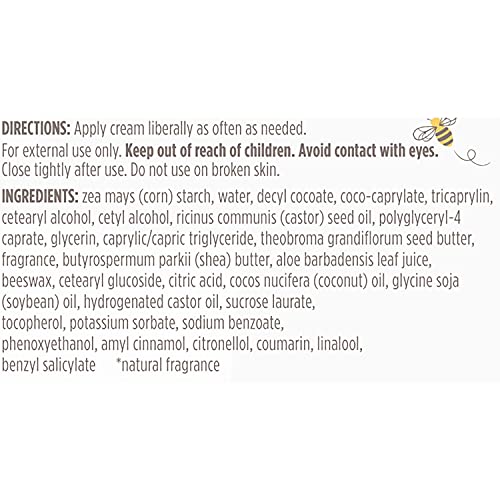 Burt's Bees Baby Daily Cream To Powder, Talc-Free Diaper Rash Cream - 4 Ounces Tube #TOP7