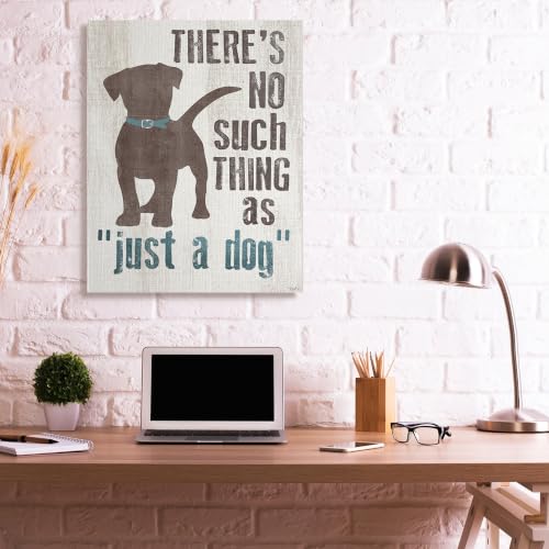 Image of Stupell Industries Dog Phrase Comic Landscape, 36 x 48 Inch Canvas Wall Art