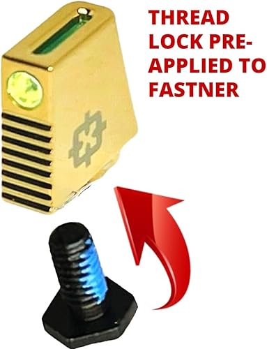 Miniatura 3 de Miras de fibra - Compatible con Glock - Tall - Co-Witness - Oro