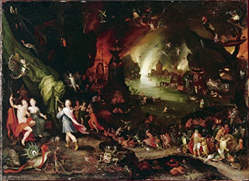 Peinture de Jan l'Ancien Brueghel déco de chambre d'hôte élégante