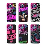 リーグ・オブ・レジェンド スマホケース 暴走パンクガール ジンクス iPhone 16 Pro ケースおしゃれ ゲームグッズ Jinx 双城の戦い携帯ケース iPhone16ケース iphone15 個性 Iphone多機種対応 携帯カバー レンズ保護 柔らかい殻 贈り物 (01,For iPhone15)