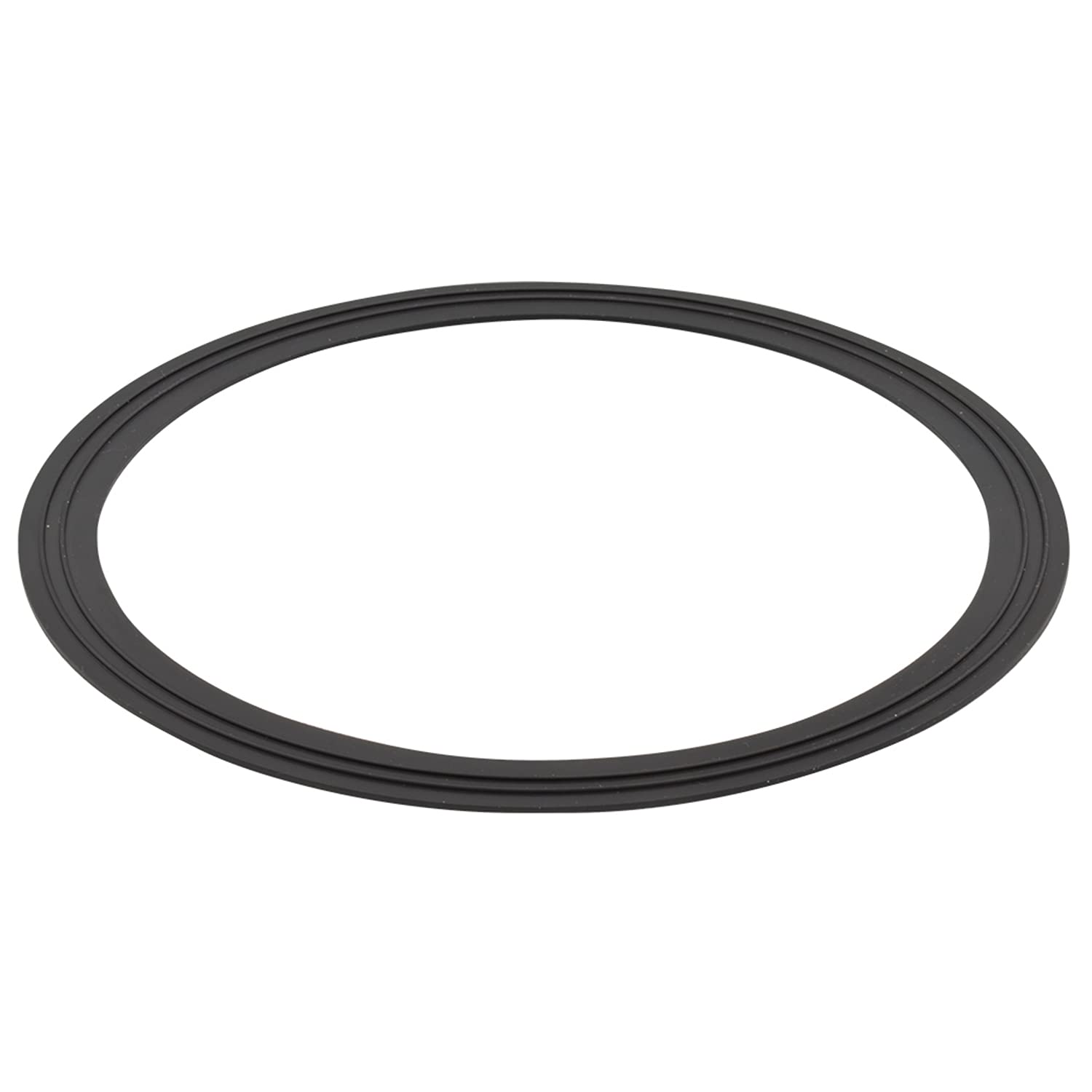 GAONA これエエやん 流し台トラップパッキン GA-PB102 ブラック 18×18.5×高さ0.4cm