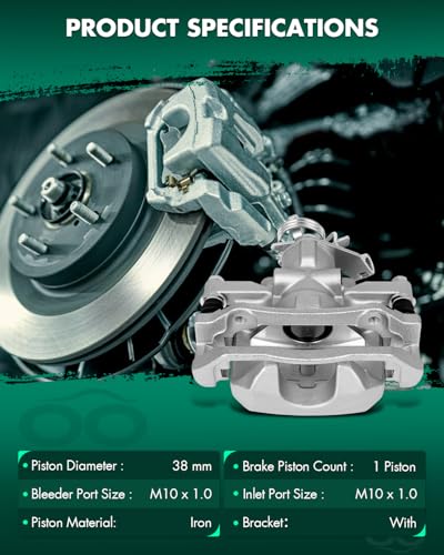 Image of SCITOO Rear Left & Right Brake Calipers With Bracket 18B5425 18B5424 Compatible For Dodge For Dart 2013-2016