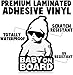 Baby on Board Sticker for Cars Cute and Funny Baby Carlos from The Hangover, Black and White Vinyl Decals (2 Pack)