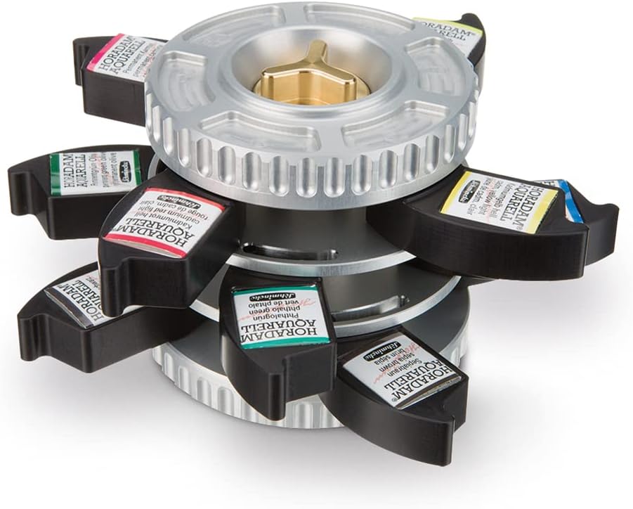 J.H. Watercolor Wheel Schmincke 12 x 1/2 wells