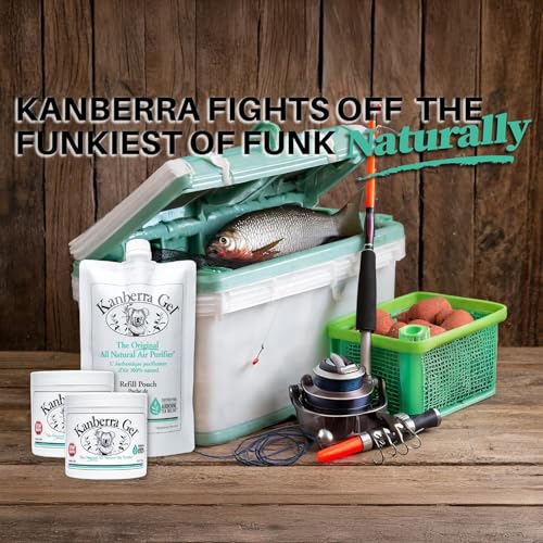 Image of Kanberra Gel Refill Pouch 24oz - All-Natural Tea Tree Oil Odor Eliminator & Air Freshener for Home, Car, RV, Boat, Gym Bag | Eco-Friendly, Long-Lasting Formula, Safe for Pets and Family