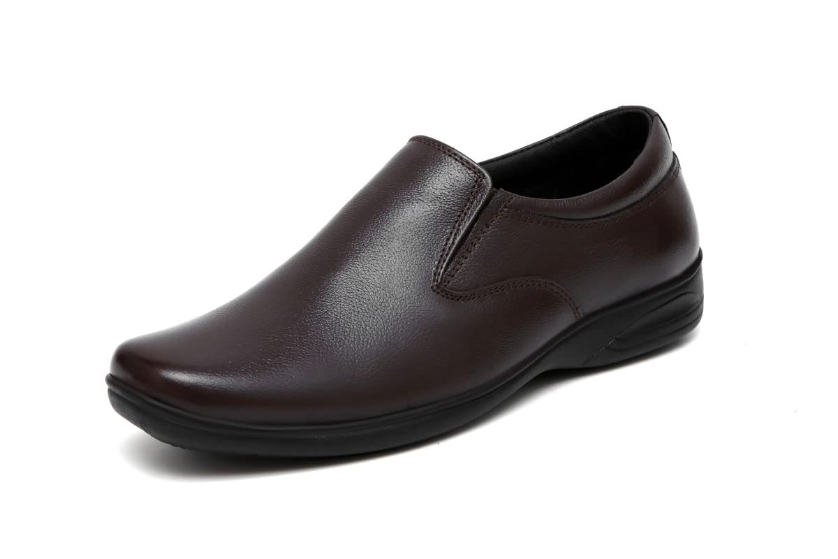 ARAMISH Brown Pure Leather Moccasin Formal Shoes for Men - 8 UK (B0C24LKRCY) Amazon Price History, Amazon Price Tracker