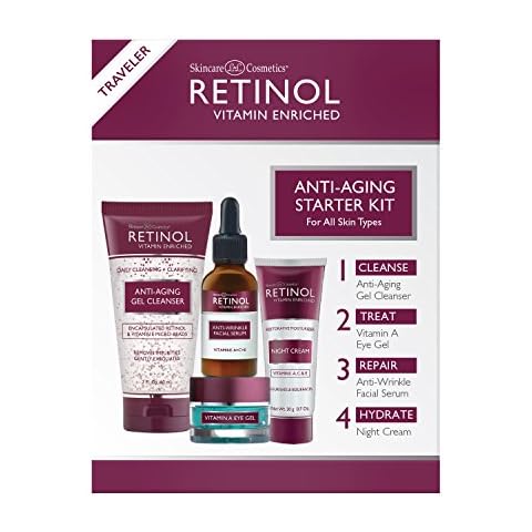 Skincare Ldel Cosmetics Retinol Anti-aging Starter Kit - [4] Conveniently Sized Products Cover