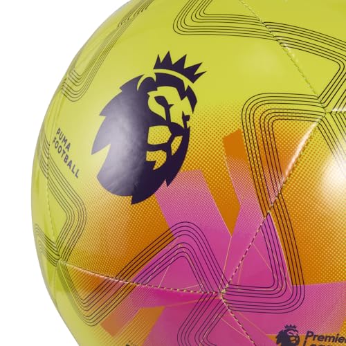 Image of PUMA Orbita Play Premier League 2025 /26 Lights Football, 4, Fluo Yellow-multicolor