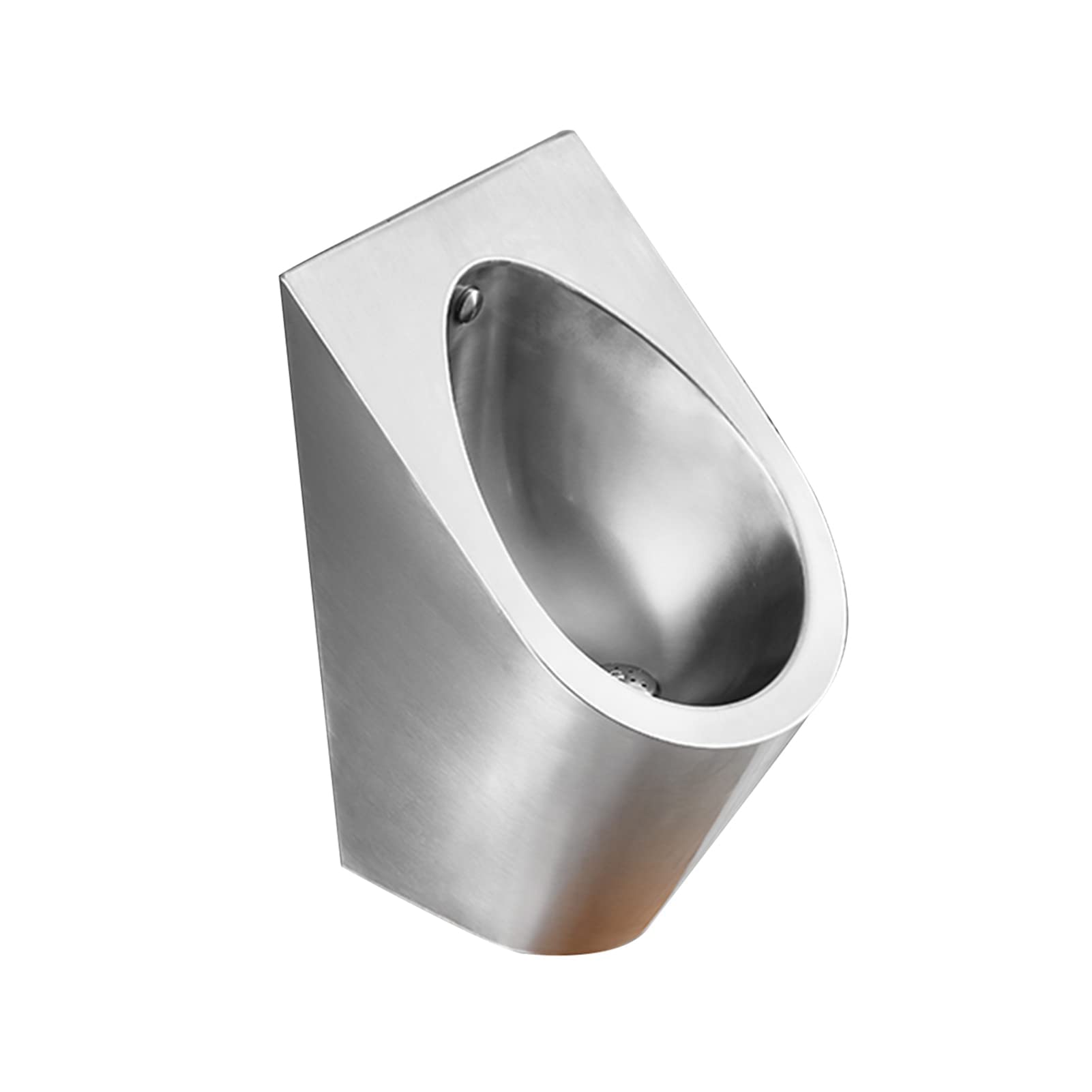 iumLeap Commercial Flushing Type Men's Urinal, 304 Stainless Steel Wall-Mounted Smart Contact-Free Urinal Funnel, Automatic Flush Valve Toilet, Vertical High-Efficiency Urinal fo