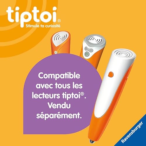Ravensburger - tiptoi® - Jeu interactif - L'océan des Lettres - Lecteur Vendu séparément - Jeu éducatif électronique, sans écran - Dès 5 Ans - Version française - 00 190