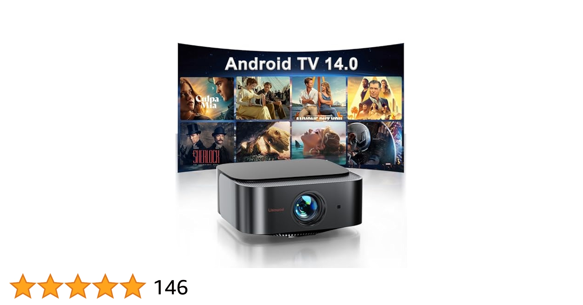 Amazon.co.jp: プロジェクター【Android TV 14＆1000ANSI