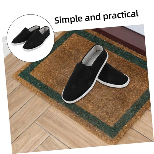 1set Martial Arts Taichi Cloth Shoes for Men Lightweight Design High Breathability Traditional Chinese Style Professional Training and Performance Footwear4