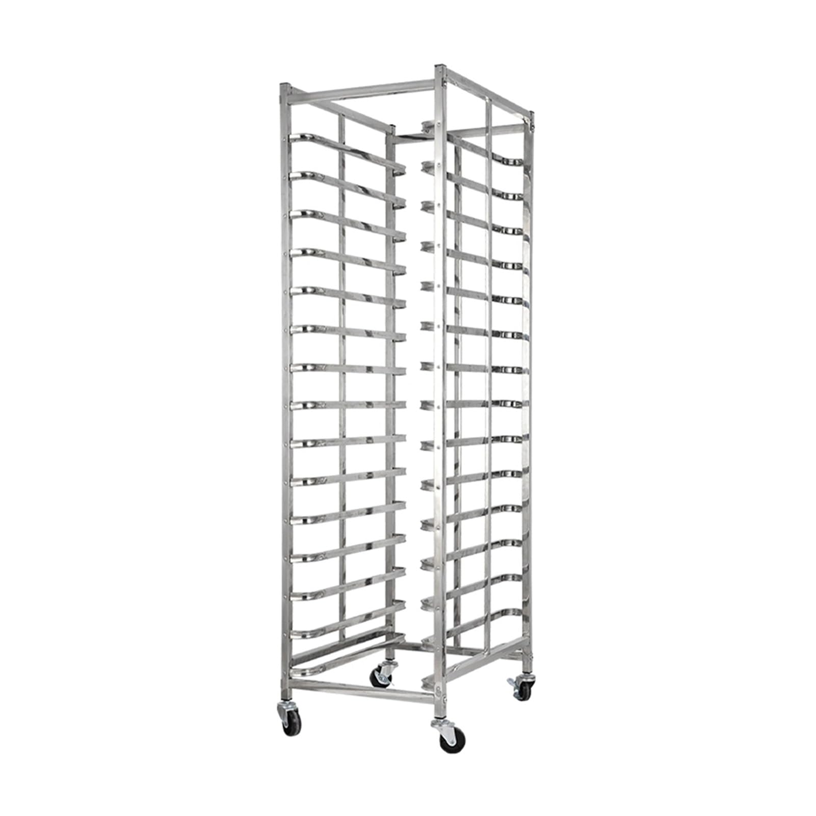 Rejilla para Pan de Cocina Resistente con Ruedas, de 12 Capas, para panaderías, restaurantes y Catering (166 x 60 x 45,5 cm): diseño Duradero, de Acceso rápido y Compacto.